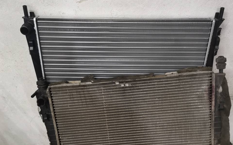 Замена радиатора охлаждения